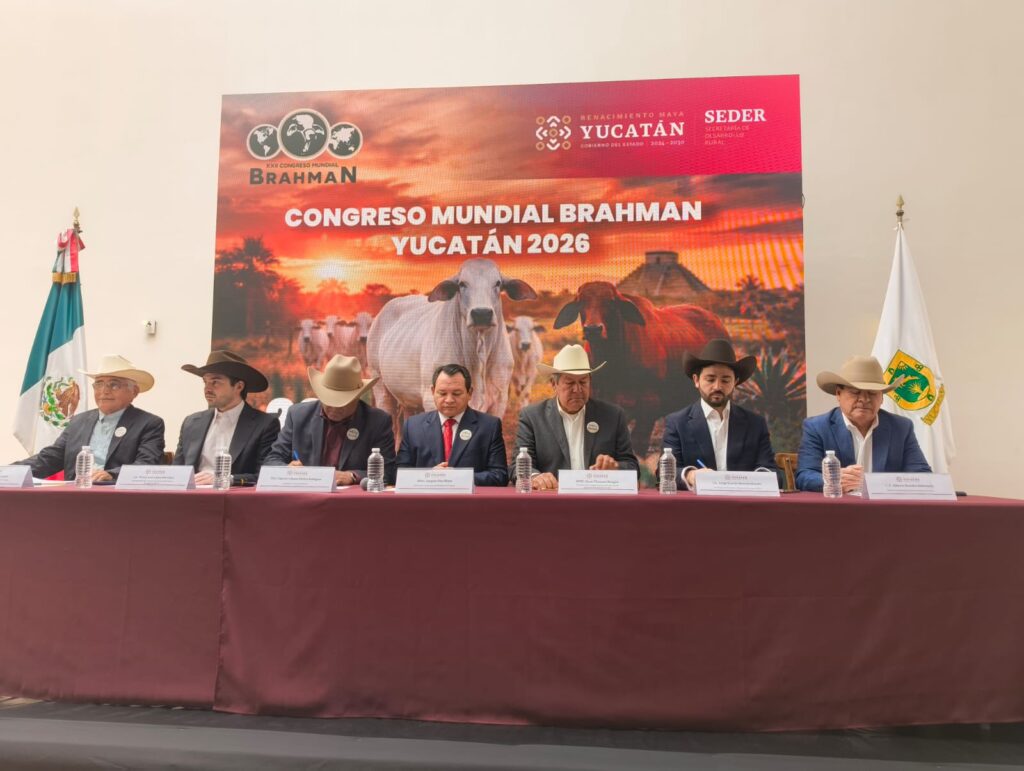 Anuncian Congreso Mundial Brahman 2026 en Mérida, Yucatán
