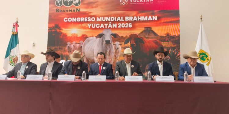 Anuncian Congreso Mundial Brahman 2026 en Mérida, Yucatán