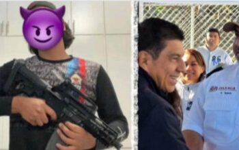 ¡Escándalo! Hijo de mando policial en Oaxaca presume armas y lujos