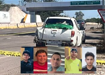 Identifican a los 5 ultimados de la camioneta abandonada en Sinaloa