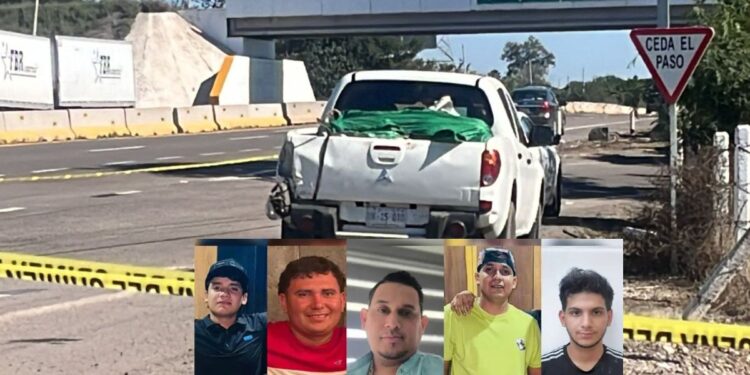 Identifican a los 5 ultimados de la camioneta abandonada en Sinaloa