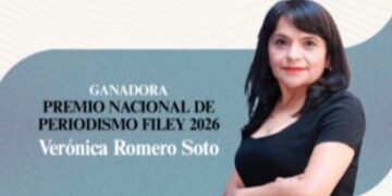 Verónica Romero Soto ganadora del Premio Nacional de Periodismo FILEY 2026