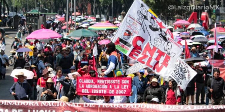 CNTE pide diálogo directo con la presidenta Sheinbaum