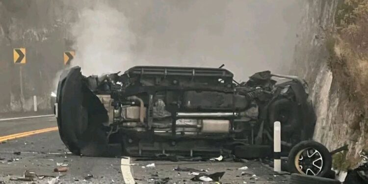 Fallece hijo de director de BBVA en camioneta blindada