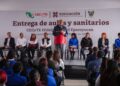 Natividad Castrejón entrega obra educativa en CECyTEH Epazoyucan