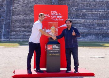 Chichén Itzá recibe Trofeo de la Copa Mundial FIFA 2026