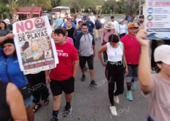 Desarrollo de inmobiliario en Punta de Mita desata protestas y altercados.