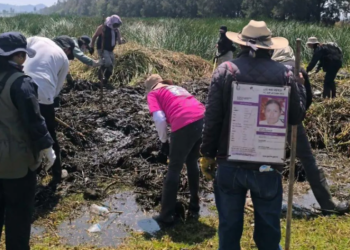 Colectivos de búsqueda hallan más de mil restos óseos en la laguna La Habana, Tláhuac.