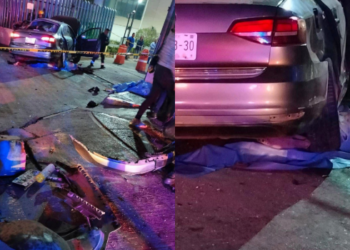 Conductor atropella a familiares afuera del Hospital IMSS 200, hay 4 fallecidos.
