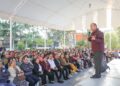 el secretario de Educación Pública de Hidalgo, Natividad Castrejón Valdez, realizó gira de trabajo en el municipio de Tula