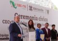 Natividad Castrejón entrega nuevas instalaciones del CECyTEH en Francisco I. Madero