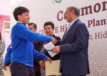 Natividad Castrejón entrega nuevas instalaciones del CECyTEH en Francisco I. Madero