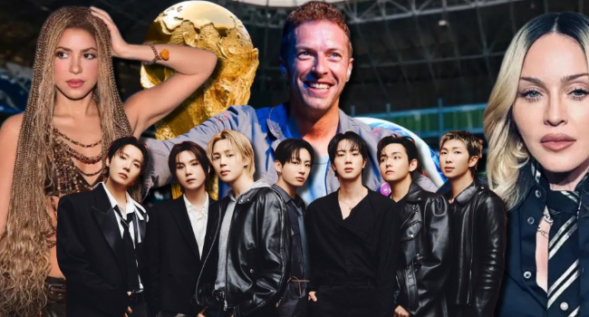 ¡Es oficial! Madonna, Shakira y BTS, a cargo del show del Mundial de la FIFA.