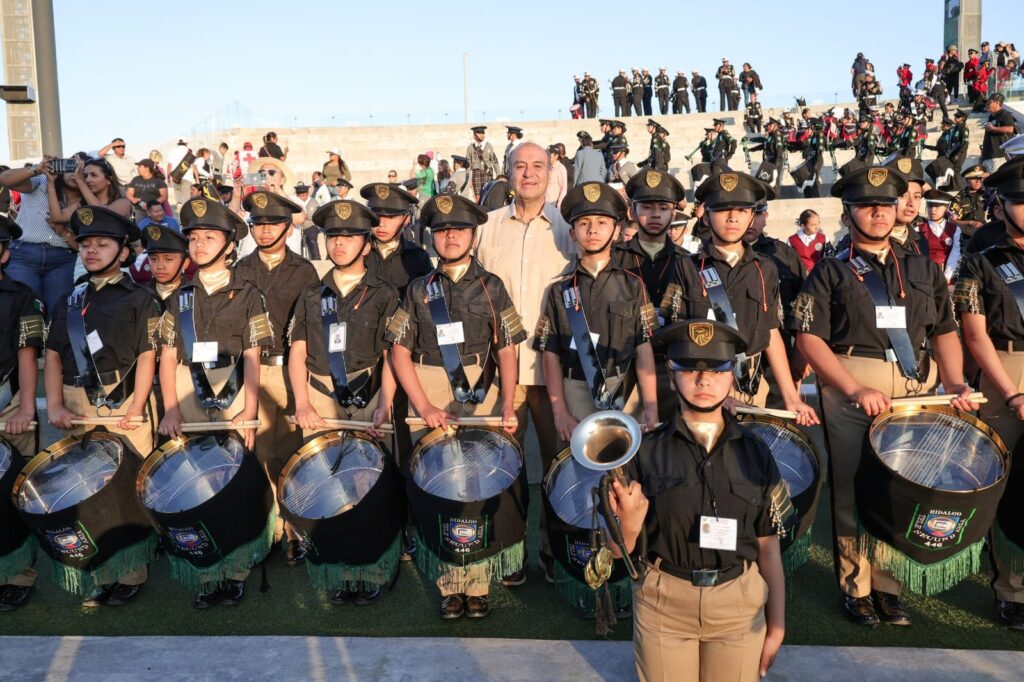 Hidalgo, sede del Concurso Nacional de Bandas de Guerra y Escoltas de Bandera