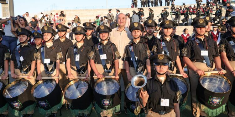 Hidalgo, sede del Concurso Nacional de Bandas de Guerra y Escoltas de Bandera