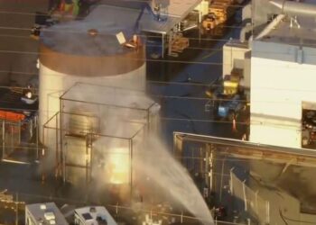 Eliminan riesgo de explosión de tanque en California