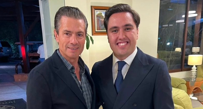 Captan a Peña Nieto en complejo turístico del Estado de México.