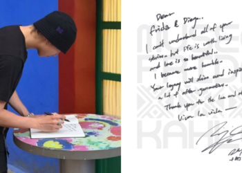 ¡VIRAL! RM, integrante de BTS, visita la Casa Azul de Frida Kahlo.