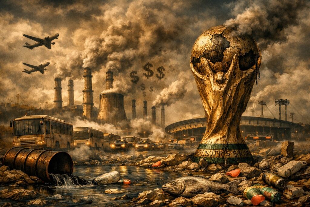 Mundial de Futbol, evento más contaminante en la historia del deporte