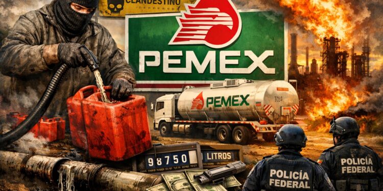 Mientras Pemex se desploma, el huachicol fiscal crece bajo la sombra del poder