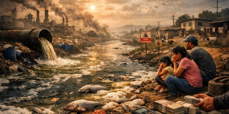 Descargas industriales y falta de supervisión, Río Papalote es foco de infección en Tizayuca, Hidalgo