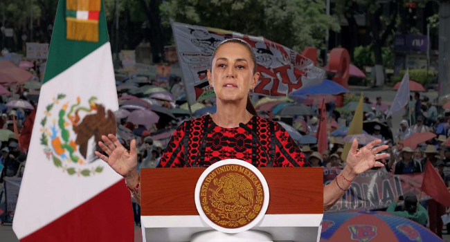 “Todo bajo control”: Sheinbaum sobre las manifestaciones en el Mundial.