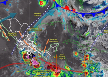 Acapulco se declara en alerta roja ante la llegada de la tormenta tropical Boris.