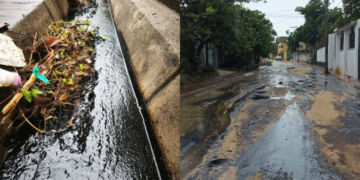 Derrame de combustóleo tiñe de negro calles de Salina Cruz, Oaxaca.