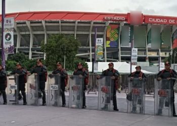 Blindan inmediaciones del Estadio Ciudad de México por duelo México-Chequia