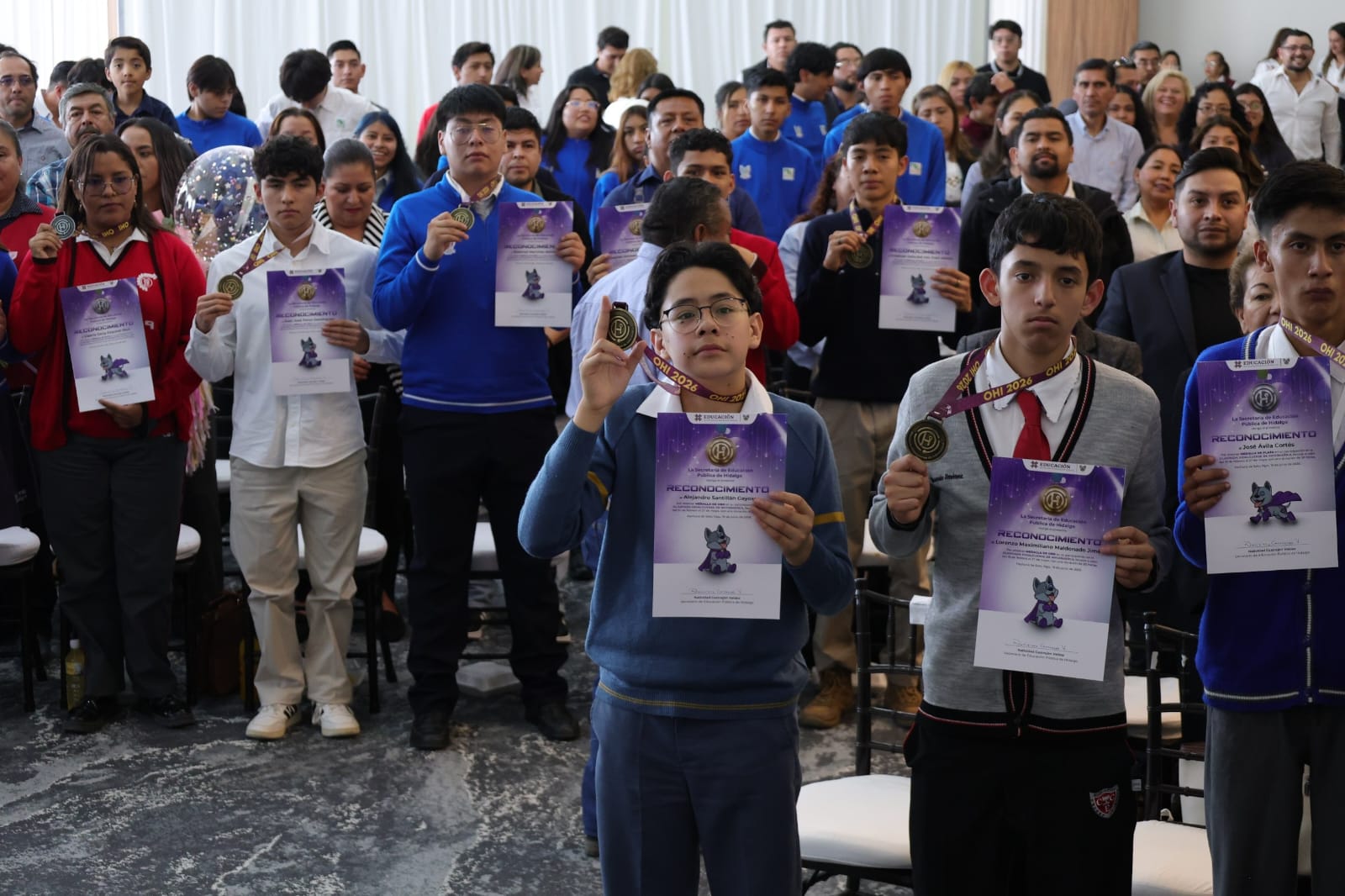 Premia SEPH a ganadores de la Olimpiada Hidalguense de Informática 2026