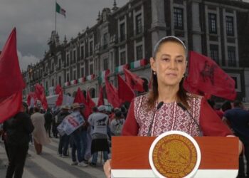 Sheinbaum niega apoyo a la CNTE, pero no logra apagar la controversia.