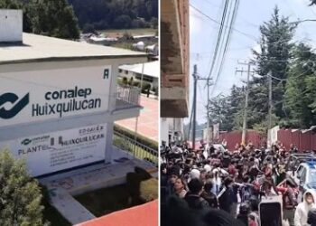 Protesta en Huixquilucan: VIDEO exhibe golpiza policial contra estudiantes