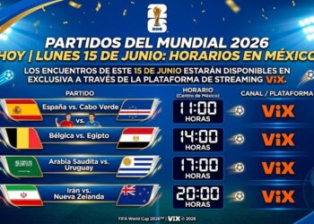 Mundial: Partidos del lunes 15 de junio; horarios México