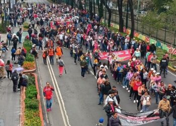 CNTE lleva protestas rumbo al Estadio Ciudad de México a días del Mundial