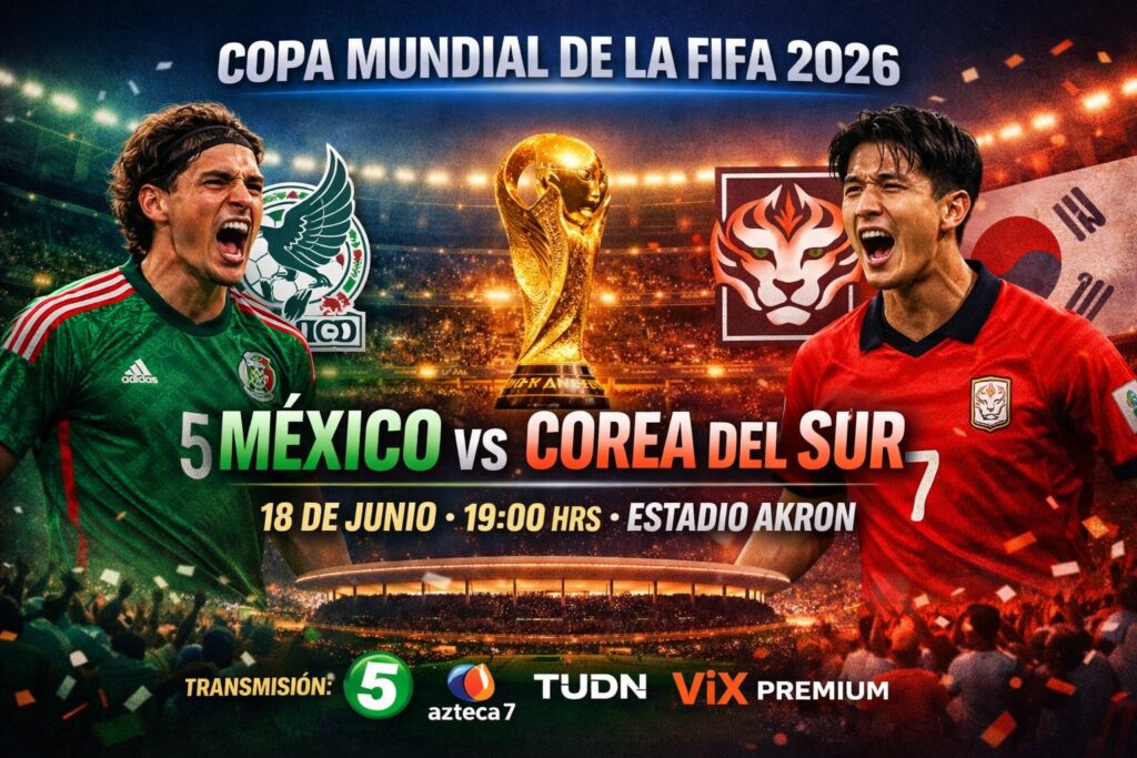 México vs Corea del Sur: ¿Cuándo y por dónde ver en vivo al Tri?