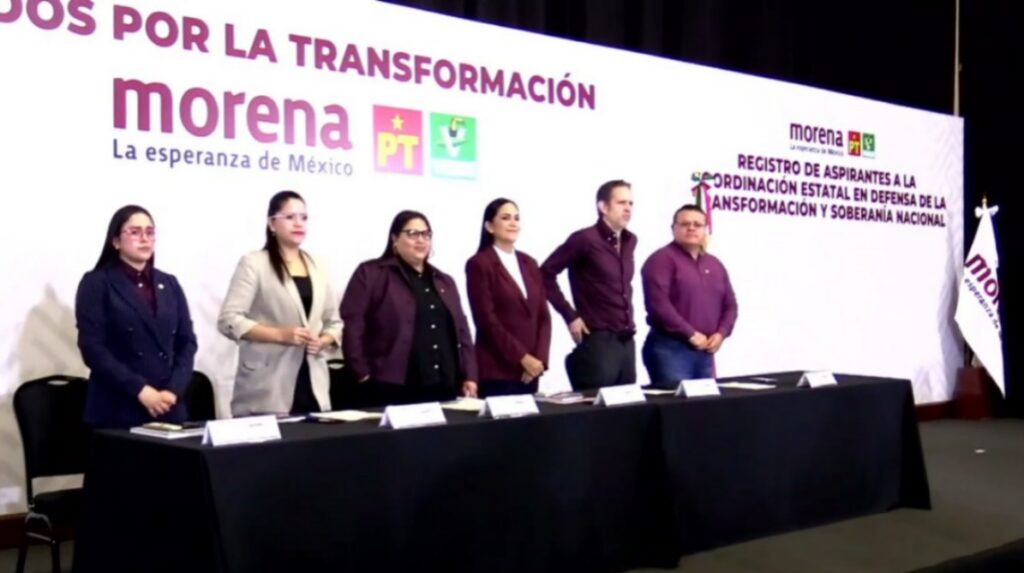 Morena y aliados adelantan carrera por gubernaturas de 2027 con registro de aspirantes