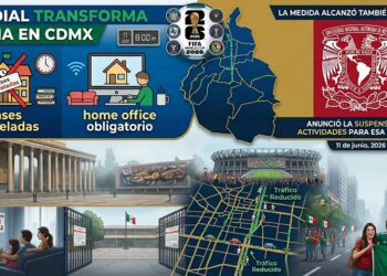Mundial transforma rutina en CDMX: clases canceladas y home office obligatorio