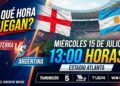 Inglaterra y Argentina definen al segundo finalista del Mundial