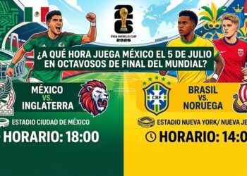 ¿A qué hora juega México vs Inglaterra?