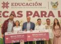 Natividad Castrejón entrega más de mil Becas para la Transformación en la UPFIM