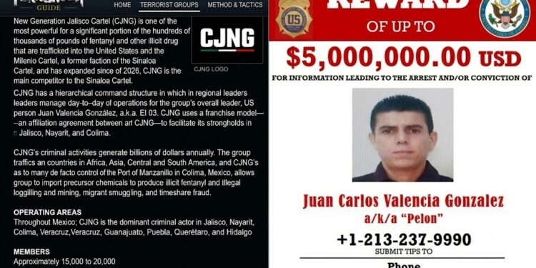 ¡Nuevo capo! EU identifica a "El 03" como líder del CJNG