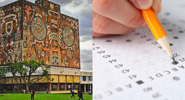 UNAM frena inscripciones mientras investiga irregularidades en examen de ingreso.