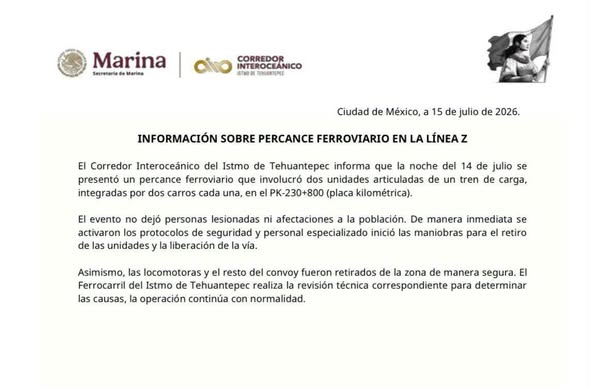 Maldita curva: descarrila Tren Interoceánico en el mismo tramo donde murieron 14 personas