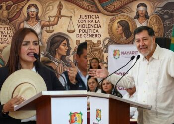Fichan a Noroña como agresor; Grecia Quiroz logra sanción histórica