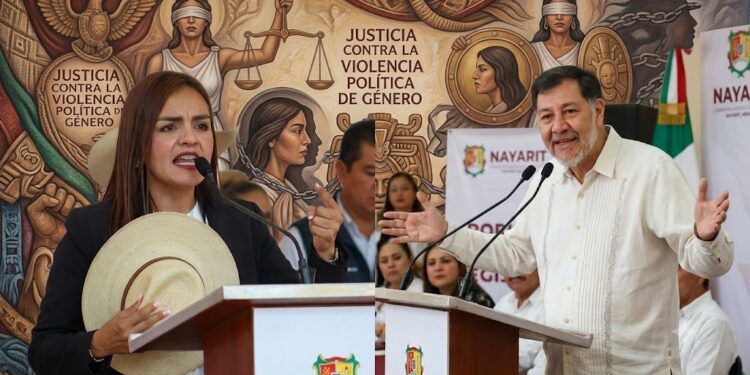 Fichan a Noroña como agresor; Grecia Quiroz logra sanción histórica