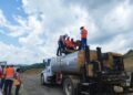 Estudiantes de Ingeniería Civil fortalecen su formación en obra carretera