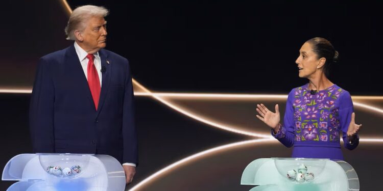 Sheinbaum cede ante Trump: Del boicot "austero" en CDMX a la gala VIP en el MetLife Stadium