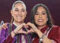 Simey Olvera usa imitadora de Sheinbaum y la tunden en redes (VIDEOS)