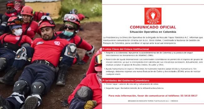 Polémica en Colombia, gobierno niegan la ayuda de brigadas extranjeras.