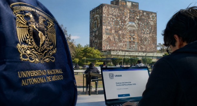UNAM rompe contrato con Territorium Life tras fallas en examen de ingreso.